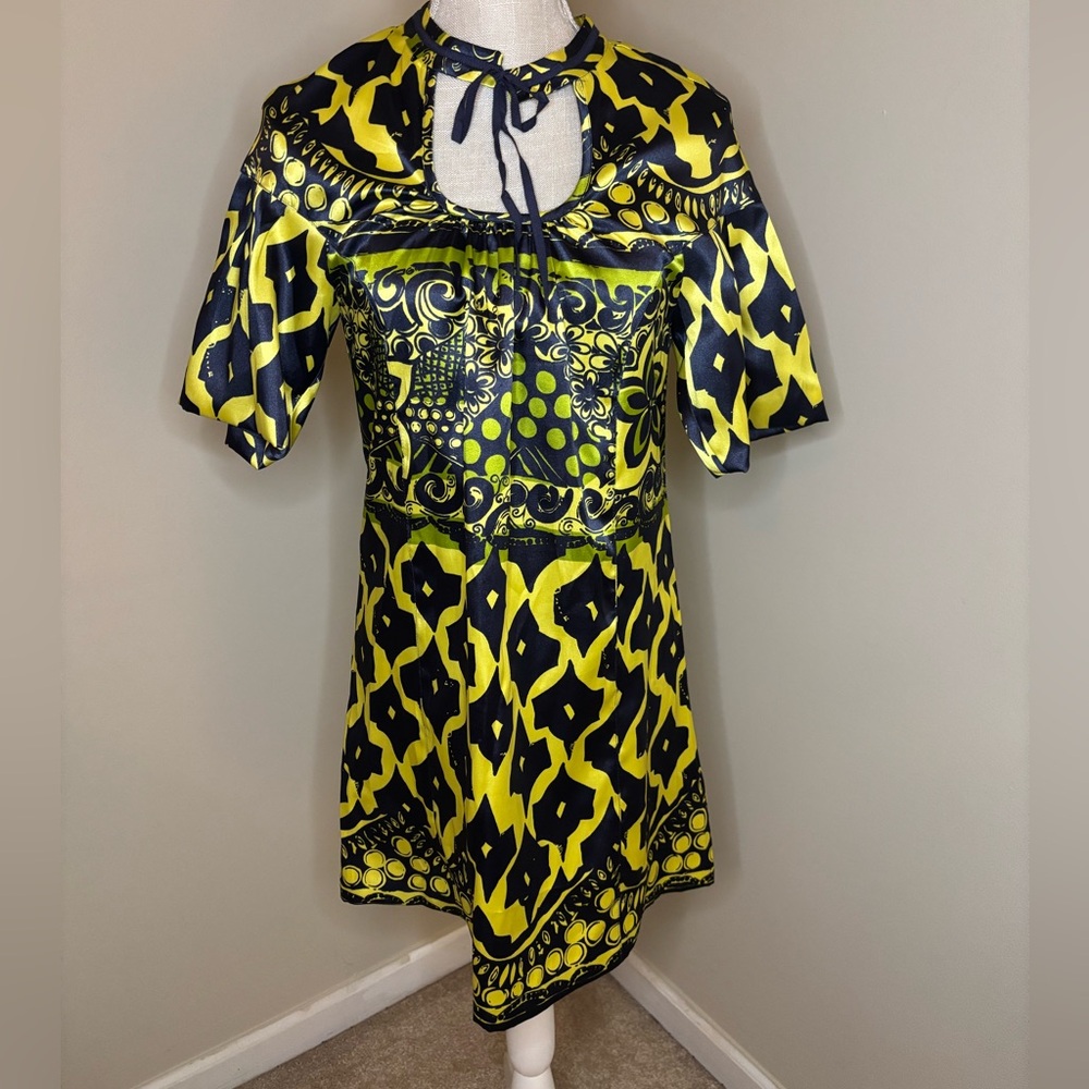 Just Sweet Satin Mini Dress - size small